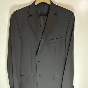 Men's Wilke Rodriguez Black Formal Tuxedo Suit sz 46L